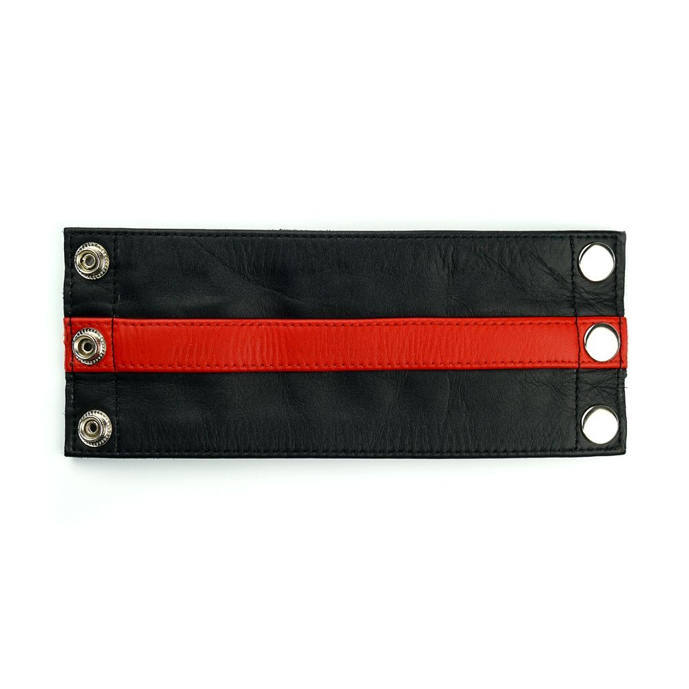 Prowler RED Leather Wrist Wallet Black/Red Small