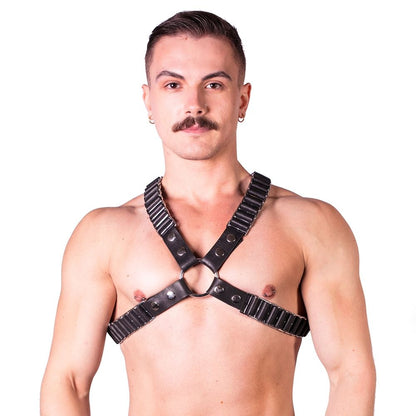 Prowler RED Ballistic Harness Black/Silver Medium