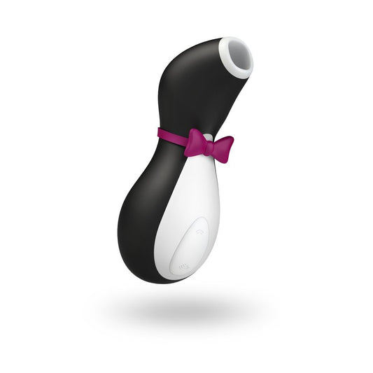 Satisfyer Penguin Clit Pressure Wave Suction Vibrator Black/White