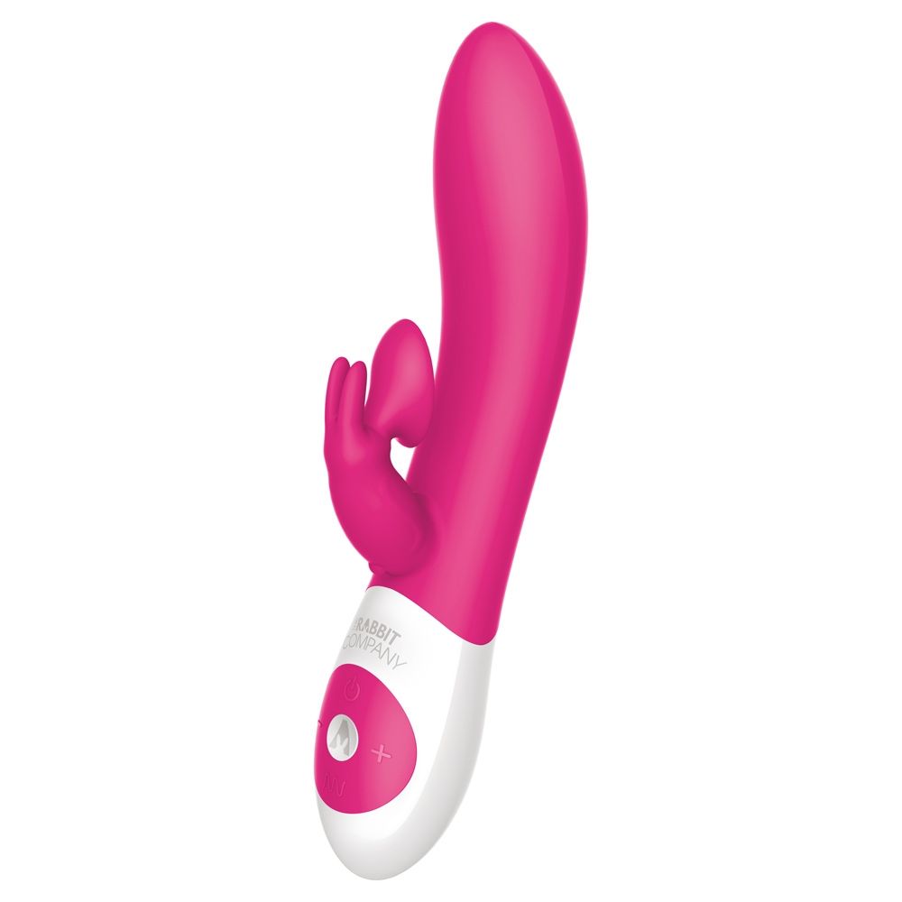 The Rabbit Company Kissing Rabbit Hot Pink