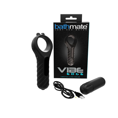 Bathmate Vibe Edge Vibrating glans Tickler Black