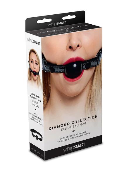 Diamond Ball Gag - Black