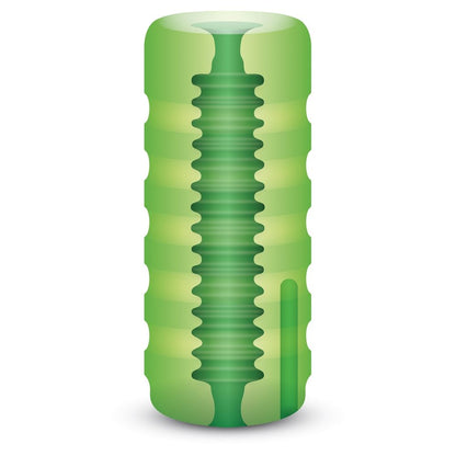 olo Original Squeezable Vibrating Stroker Vibrating Stroker Green O