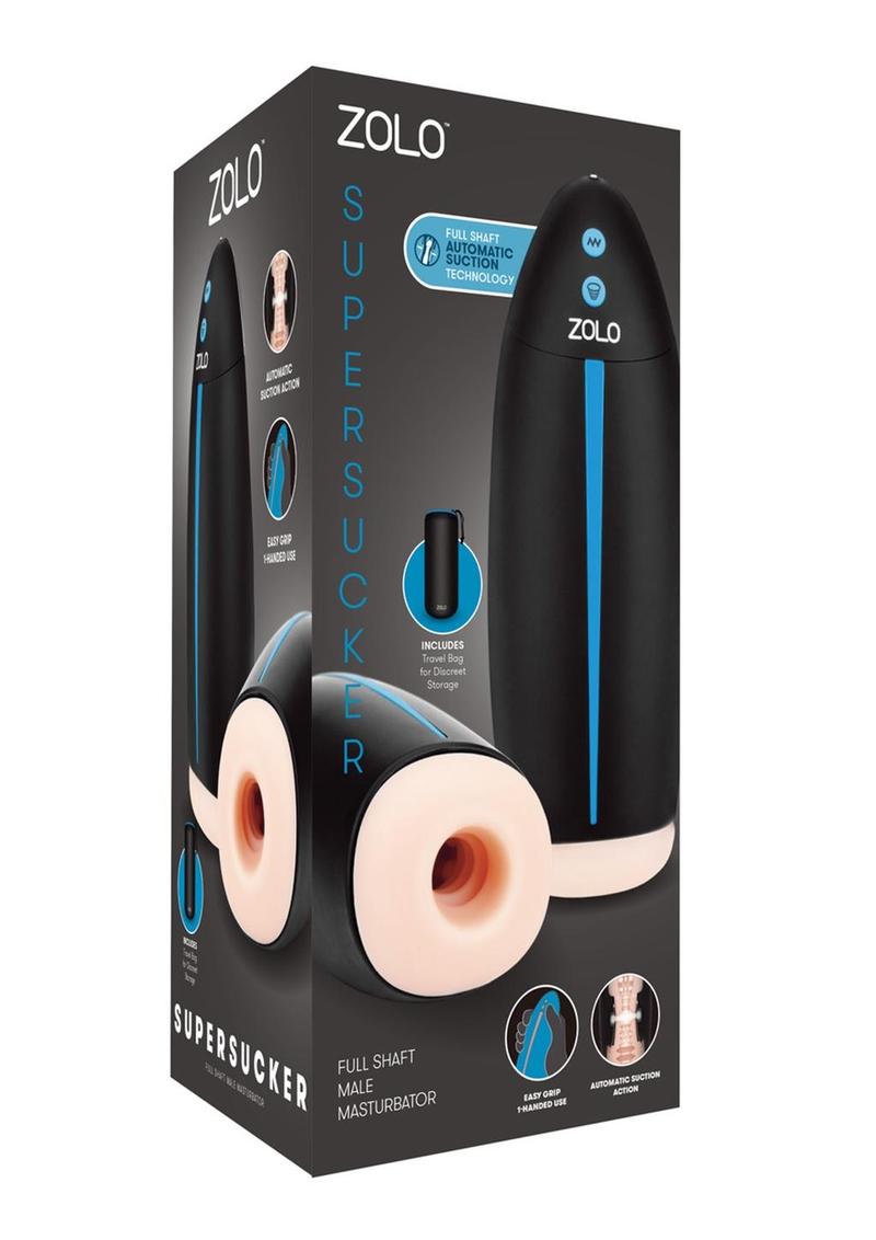 Zolo Supersucker Full Shaft Male Vibrating Suction Masturbator